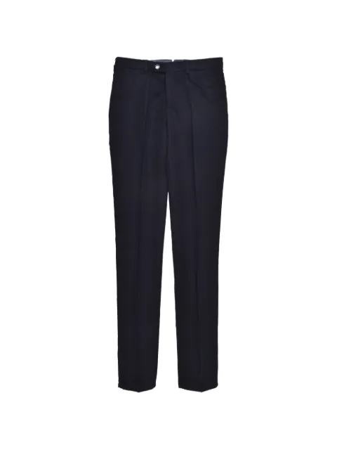 Brunello Cucinelli pressed-crease tailored trousers