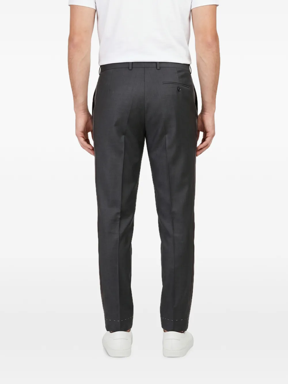 Brunello Cucinelli pressed-crease trousers Grijs