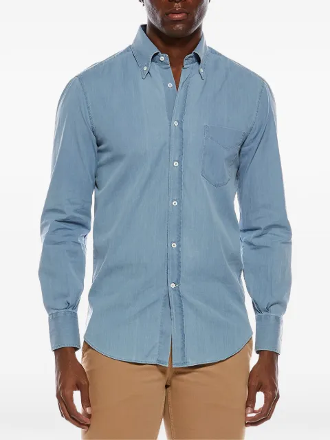 Brunello Cucinelli button-fastening patch-pocket shirt