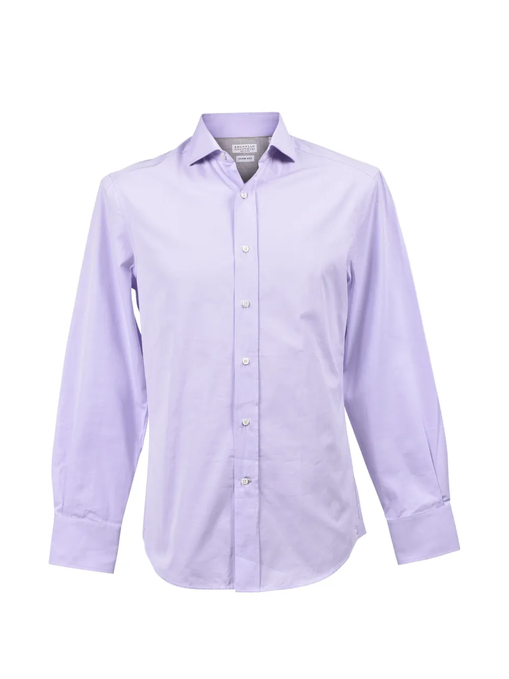 Brunello Cucinelli slim-fit long-sleeve shirt - Violett