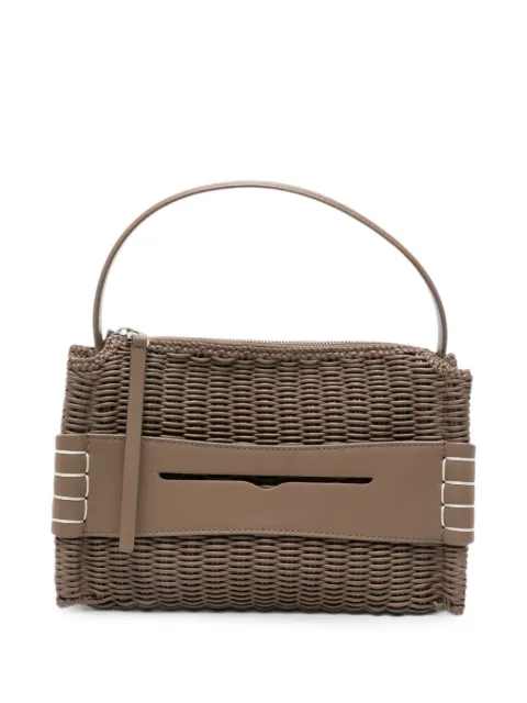 JW Anderson Woven Loafer zip-up tote bag
