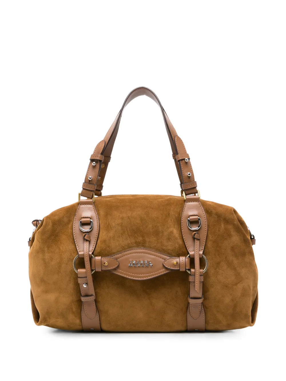 ISABEL MARANT Tilpa letaher holdall - Brown