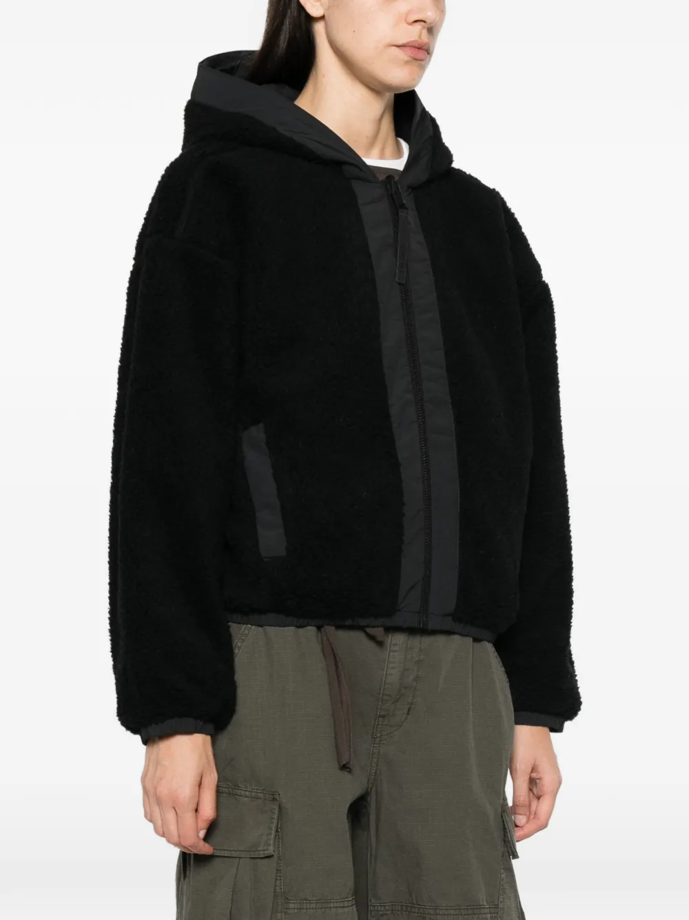 Canada Goose Alberni omkeerbaar fleece bomberjack Zwart