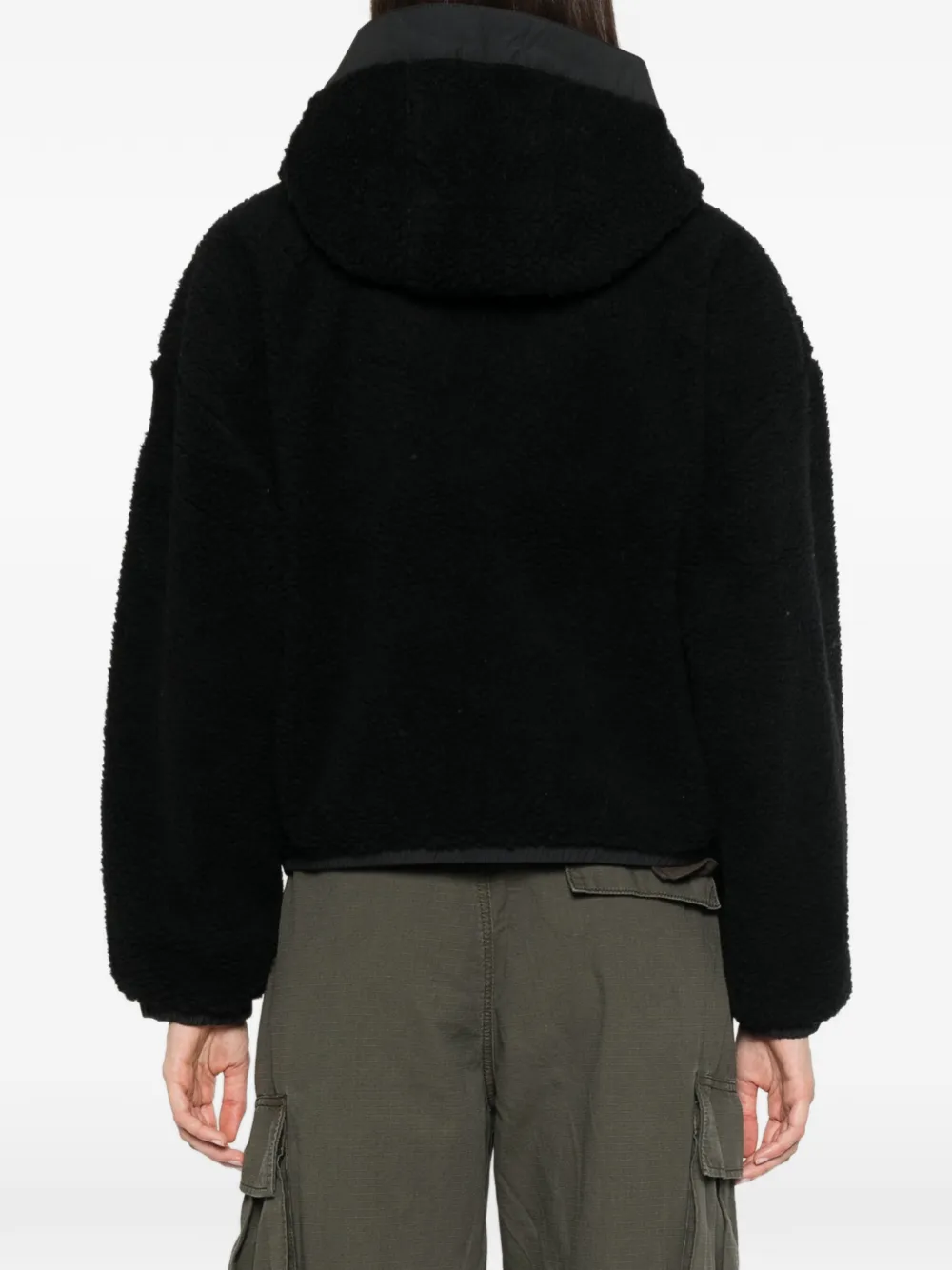 Canada Goose Alberni omkeerbaar fleece bomberjack Zwart