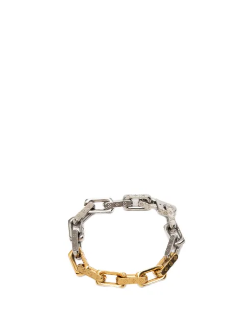 Louis Vuitton Pre-Owned 2024 Stainless Steel Monogram Chain Bracelet costume bracelet