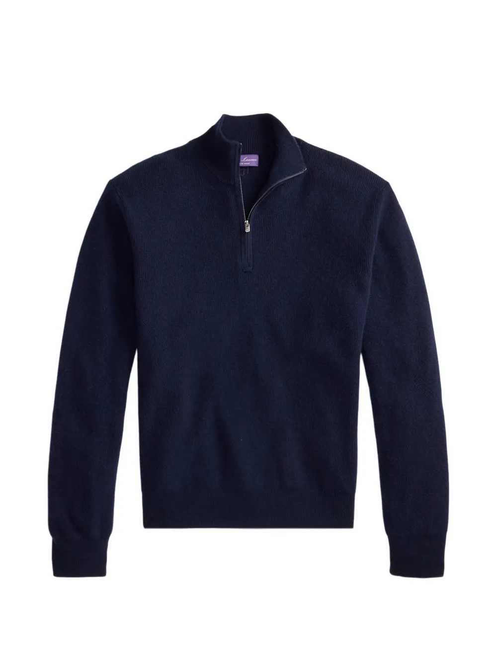Ralph Lauren Purple Label half-zip cashmere sweater - Blue