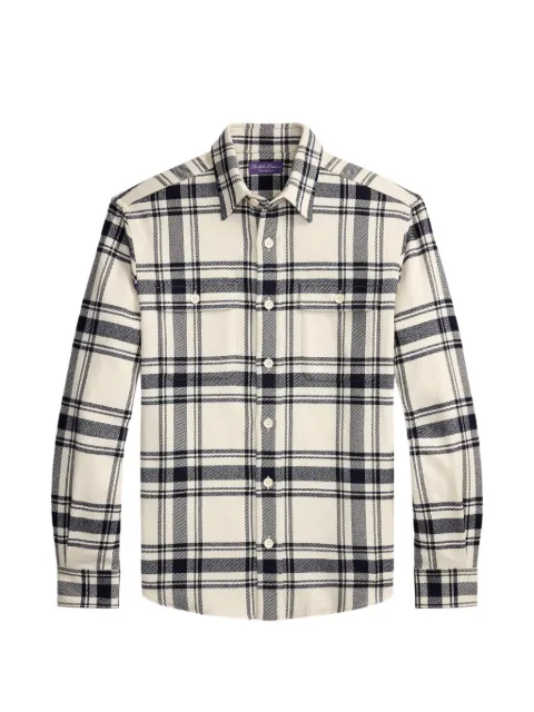 Ralph Lauren Purple Label check-pattern Cooper shirt
