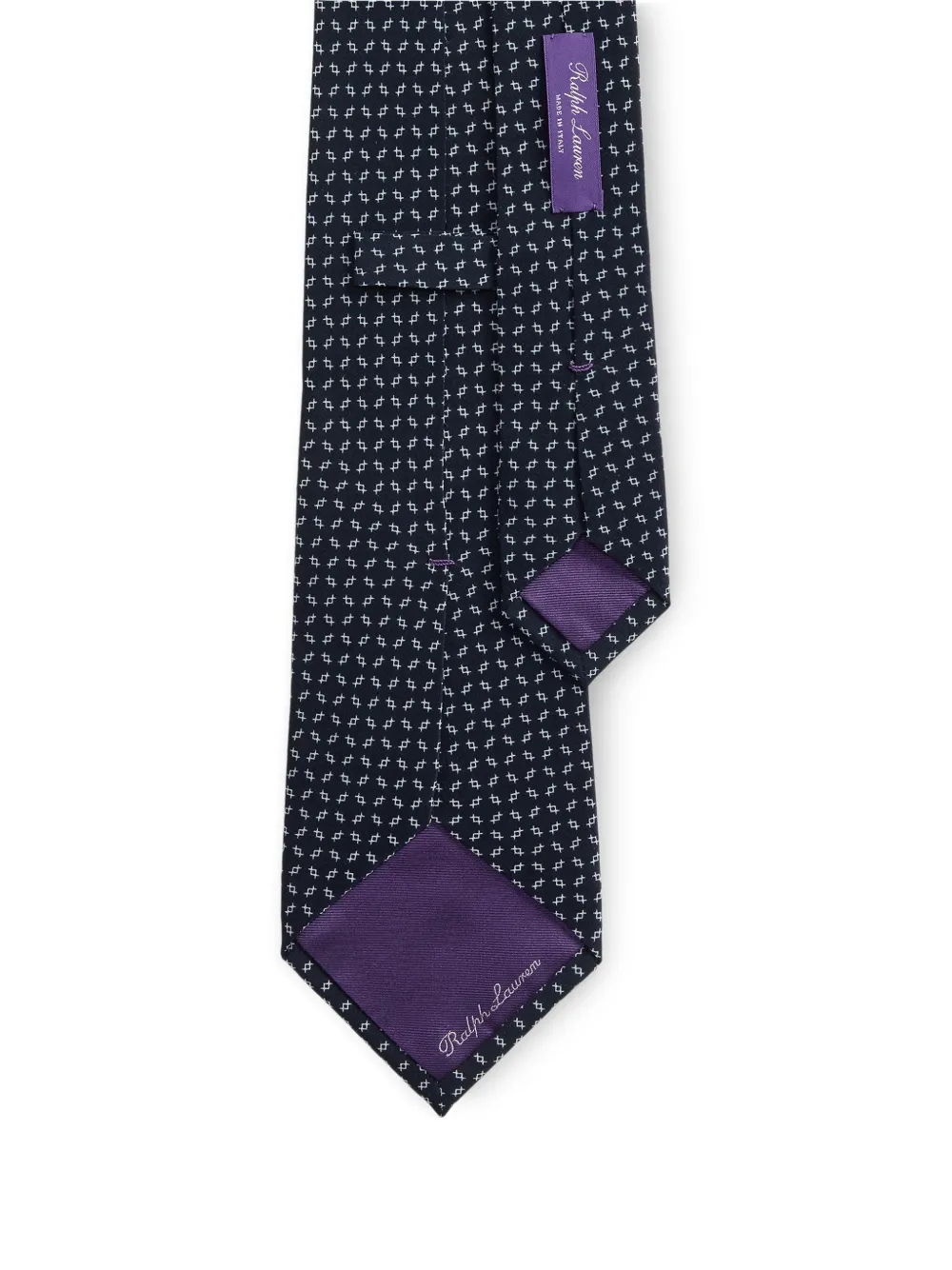 Ralph Lauren Purple Label Stropdas met geometrische print Blauw