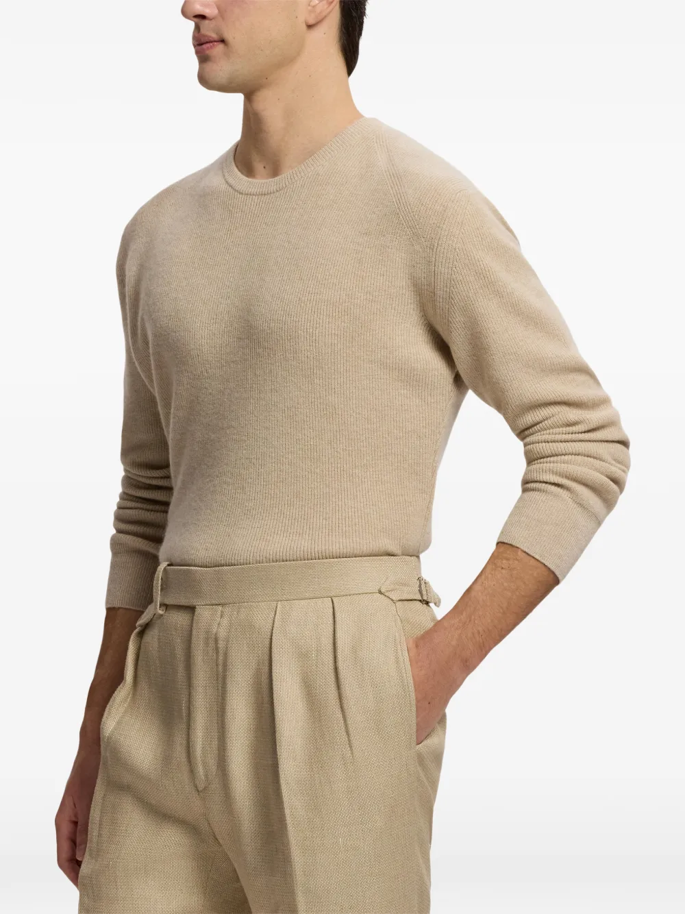 Ralph Lauren Purple Label Kasjmier trui Beige