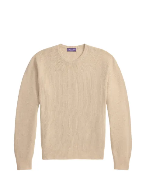 Ralph Lauren Purple Label Gerippter Kaschmirpullover