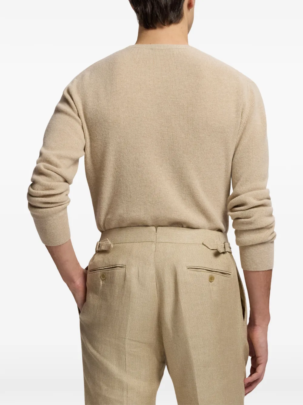 Ralph Lauren Purple Label Kasjmier trui Beige