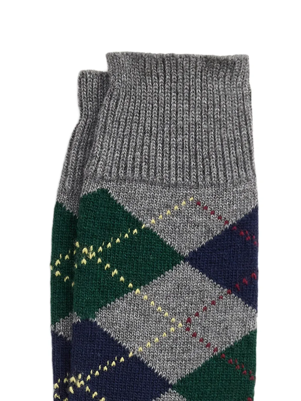 Polo Ralph Lauren Gebreide sokken met argyle-patroon Grijs
