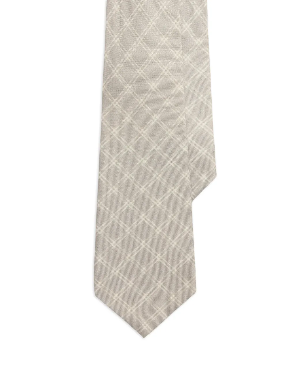 Ralph Lauren Purple Label Cravatta a quadri - Grigio