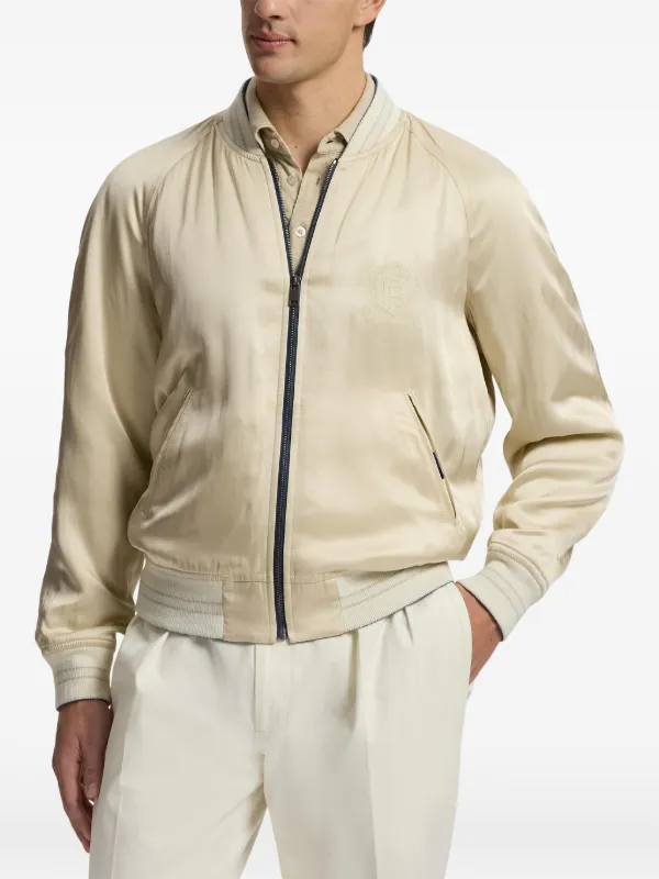 Ralph Lauren purple labelリバーシブル ブルゾン M Ralph Lauren Purple Label Damon Reversible Satin Jacket | Blue