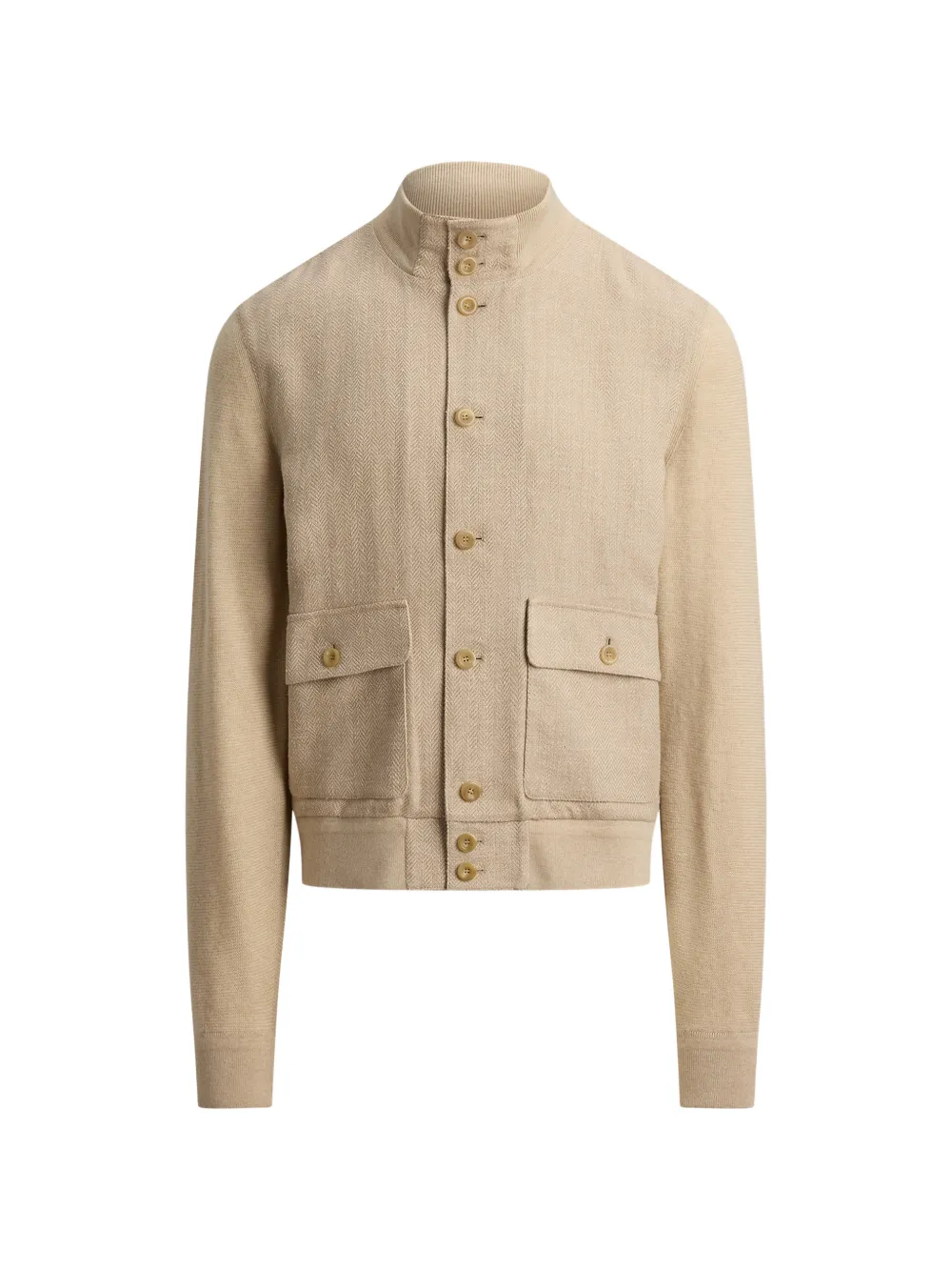 Ralph Lauren Purple Label Giacca con motivo spigato - Toni neutri