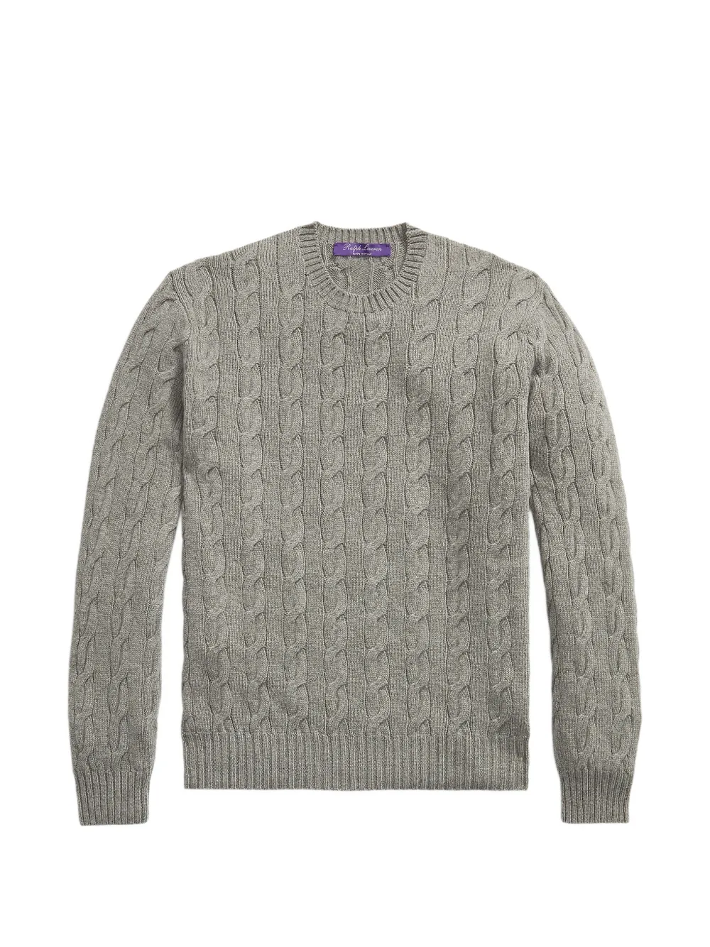 Ralph Lauren Cable-knit Sweater In Grey