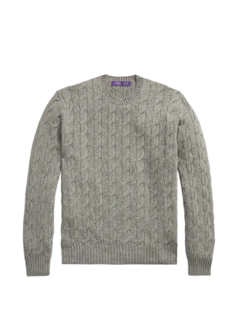 Ralph Lauren Purple Label pull en maille torsadée