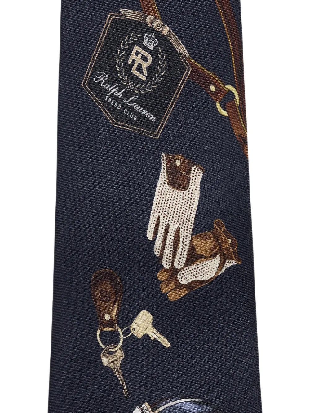 Ralph Lauren Purple Label Zijden stropdas met print Blauw