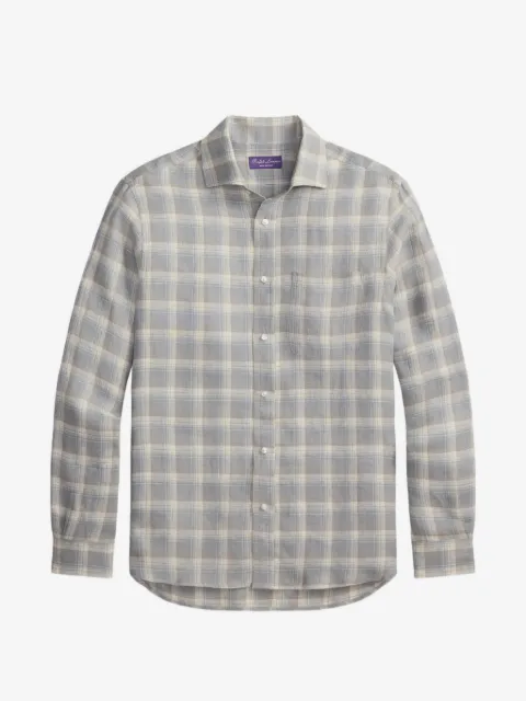 Ralph Lauren Purple Label chemise en sergé à carreaux