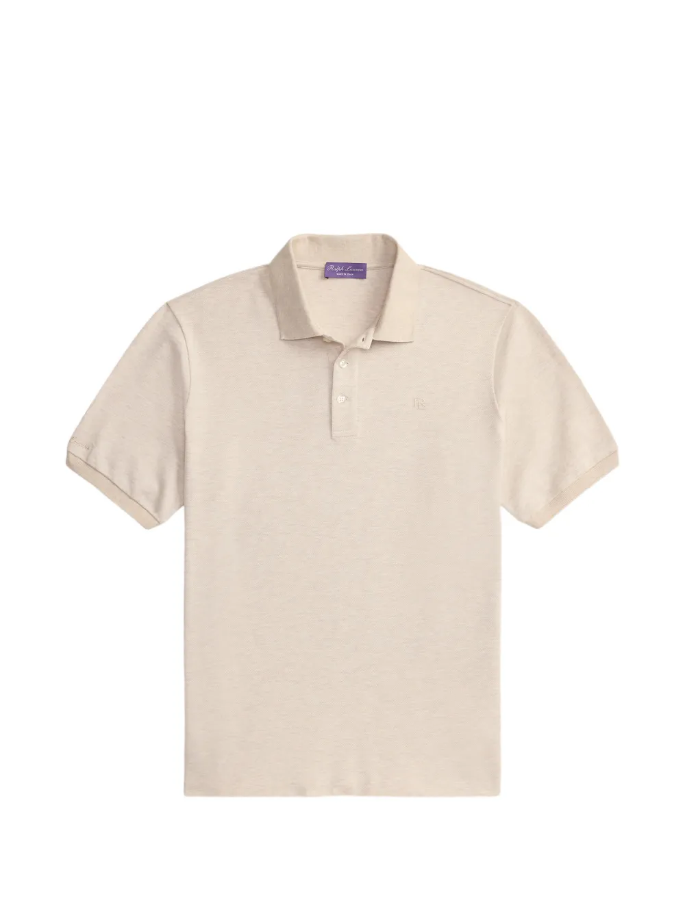 Ralph Lauren Purple Label Polo con ricamo - Toni neutri