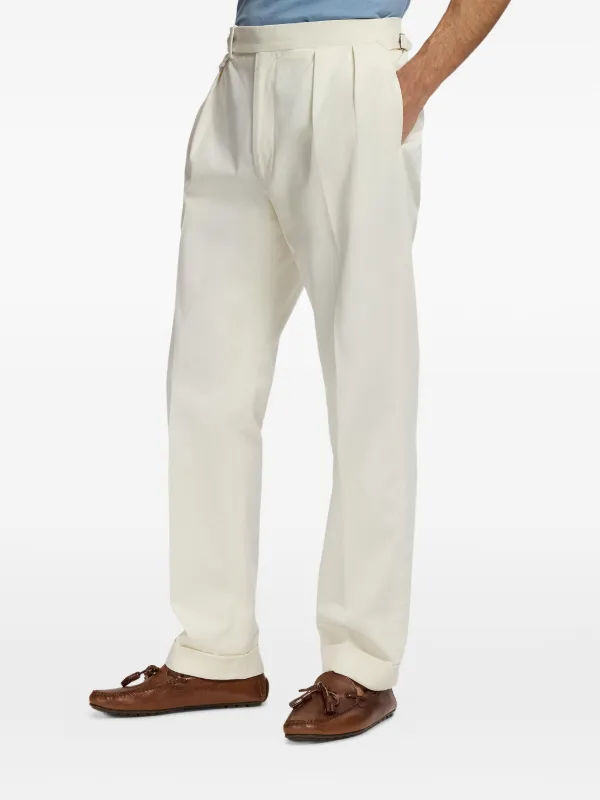 Ralph Lauren Purple Label Gregory double-pleated Tailored Trousers