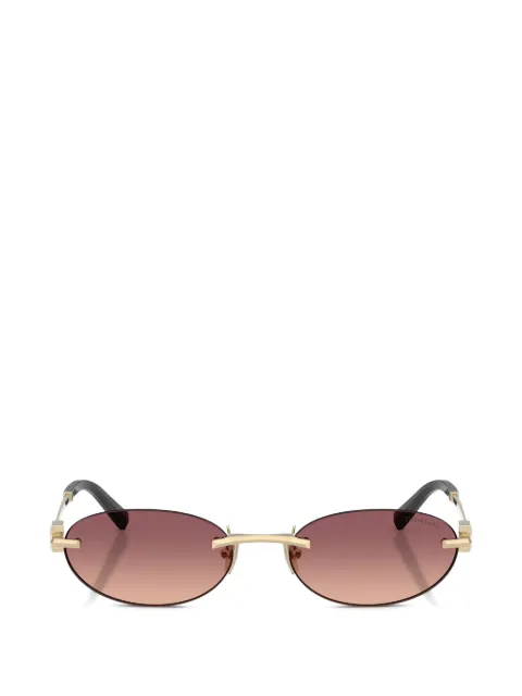 Tiffany & Co Eyewear rimless oval-frame sunglasses
