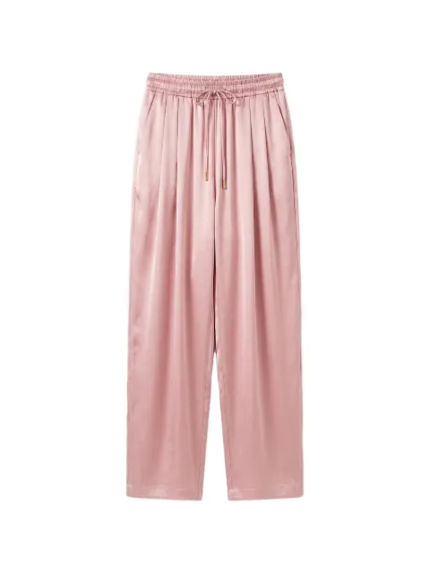 Danamé pantalon satiné à lien de resserrage