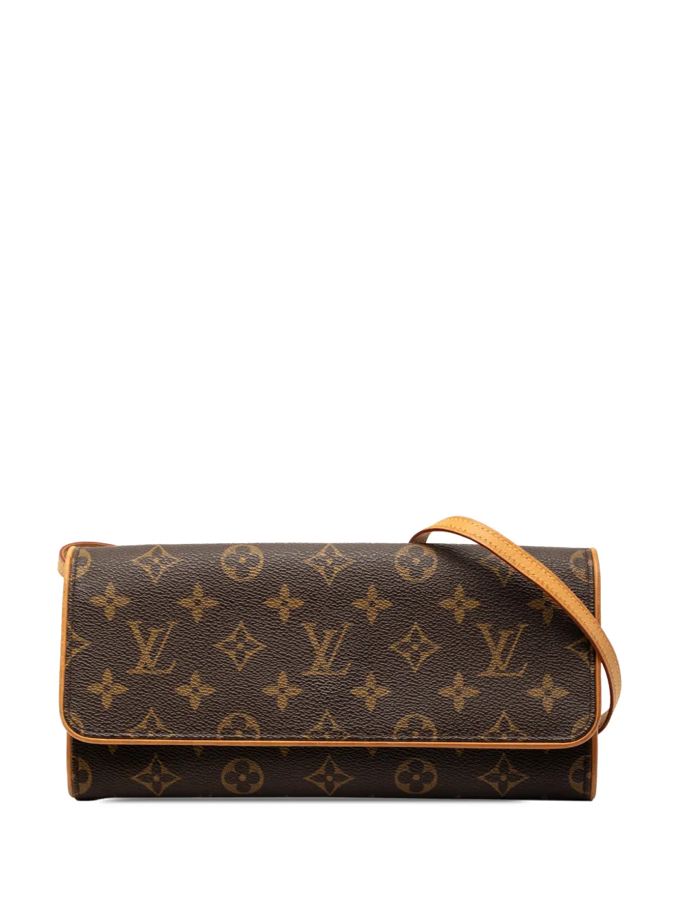 Louis Vuitton Pre-Owned 2001 Monogram Pochette Twin GM crossbody bag - Brown
