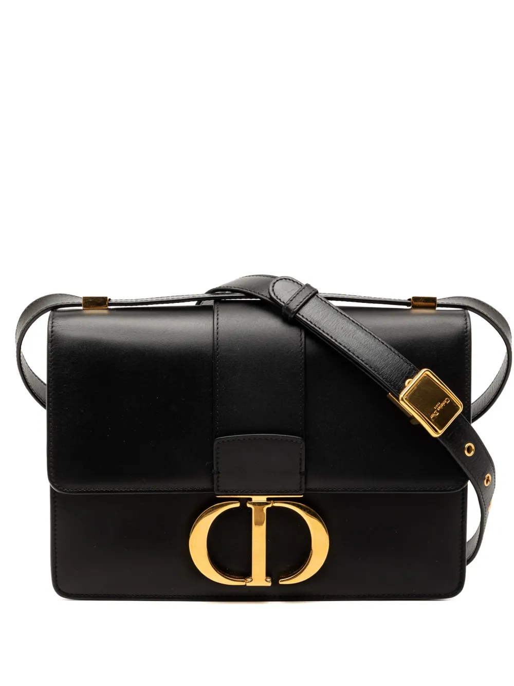 Christian Dior Pre-Owned 2022 Leather 30 Montaigne Flap crossbody bag - Schwarz
