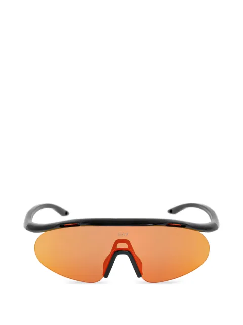 Ea7 Emporio Armani shield-frame tinted sunglasses