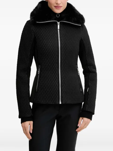 Fusalp quilted faux-fur collar jacket