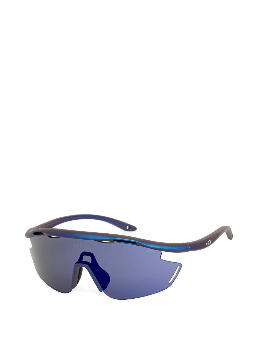 Ea7 Emporio Armani Rycer Pro geometric-frame sunglasses Blauw