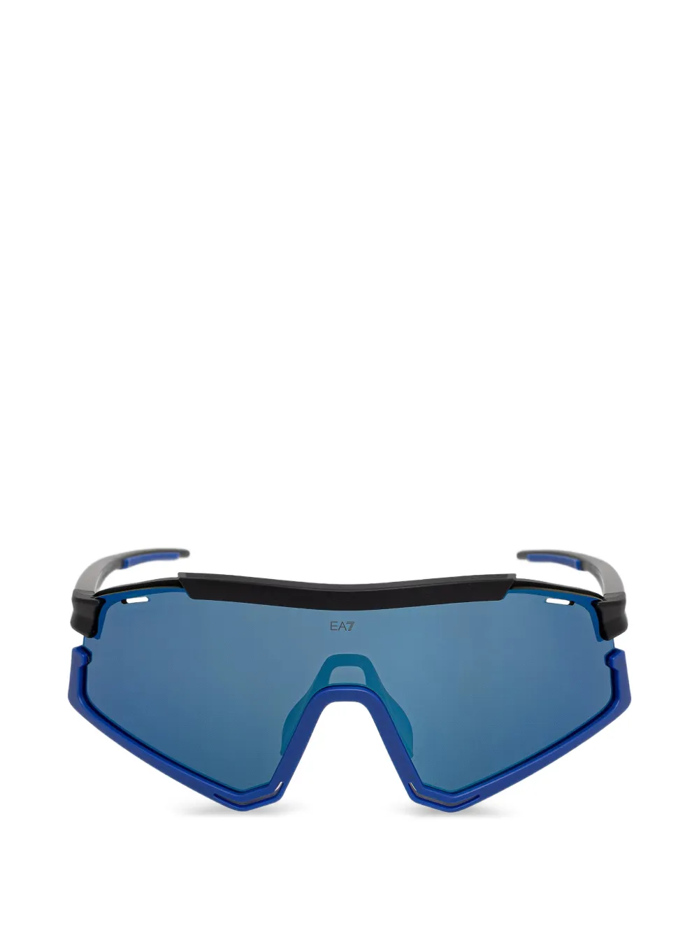 Ea7 Emporio Armani Occhiali da sole geometrici - Blu