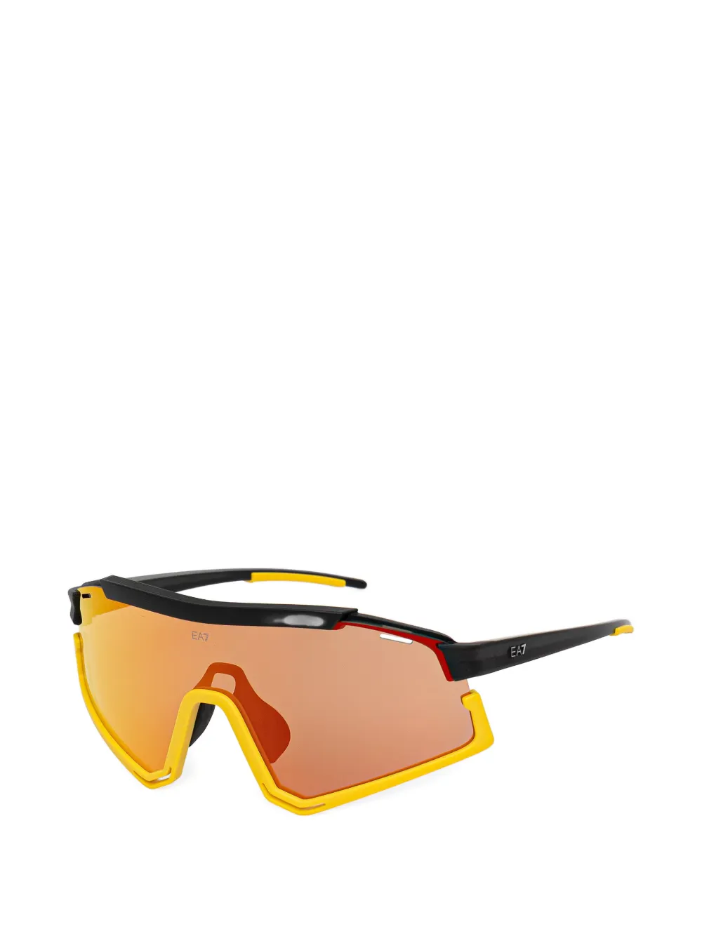 Ea7 Emporio Armani Velonix geometric-frame sunglasses Geel