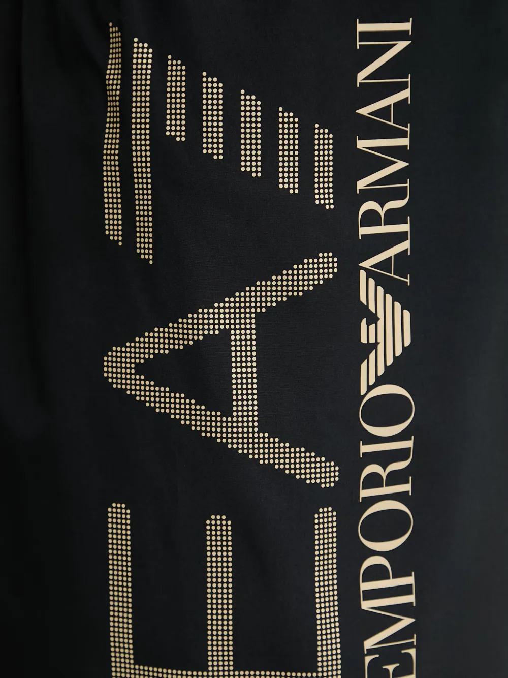Ea7 Emporio Armani Zwembroek met logoprint en trekkoord Zwart