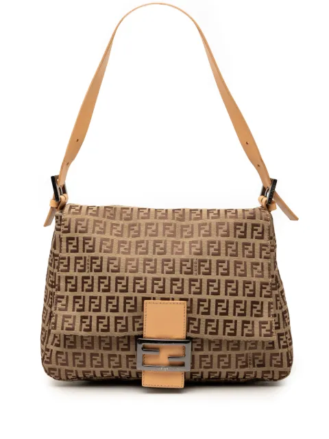 Fendi Pre-Owned 20th Century Zucchino Canvas Mamma Forever shoulder bag