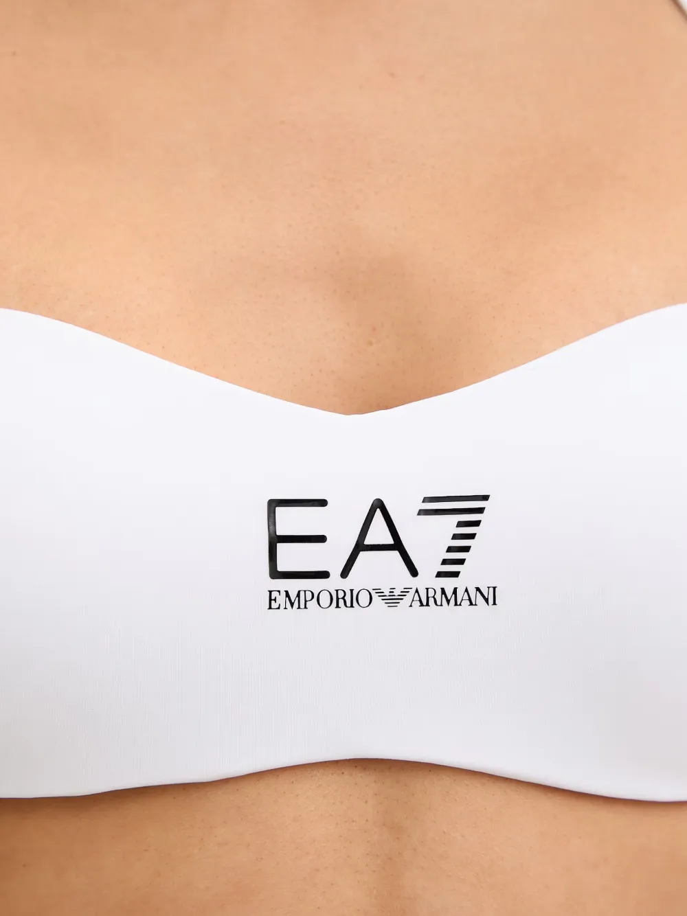 Ea7 Emporio Armani Bikini met logoprint Wit