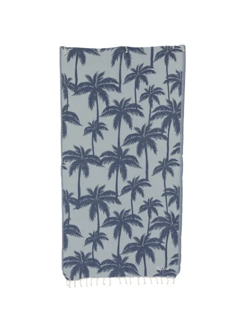 MC2 Saint Barth Foutas J N palm-tree fringed beach towel