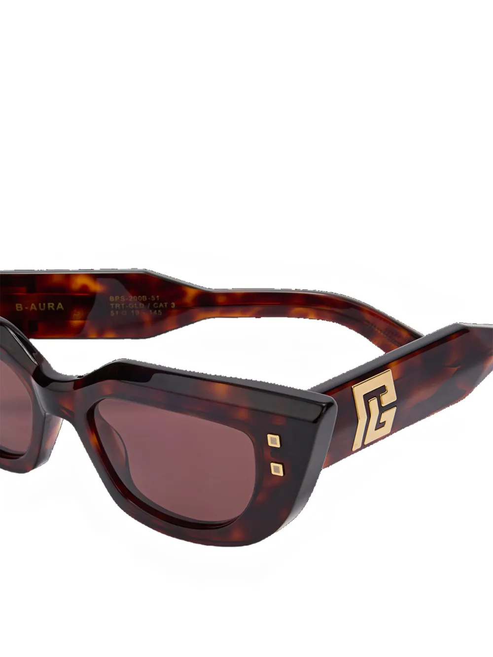 Balmain Eyewear B-Aura zonnebril Bruin