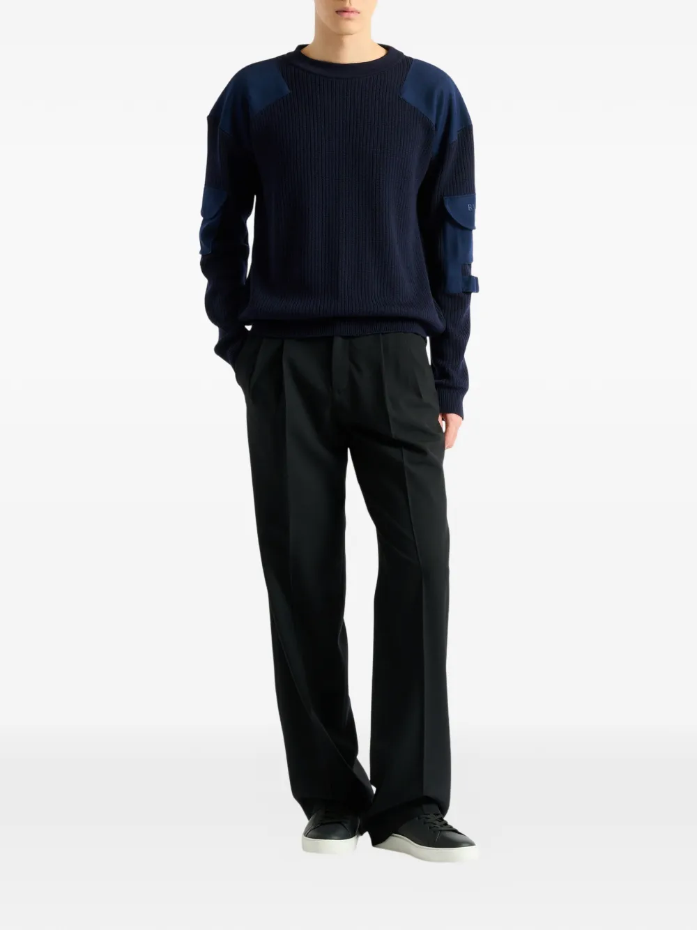 Balmain Vintage wollen trui Blauw