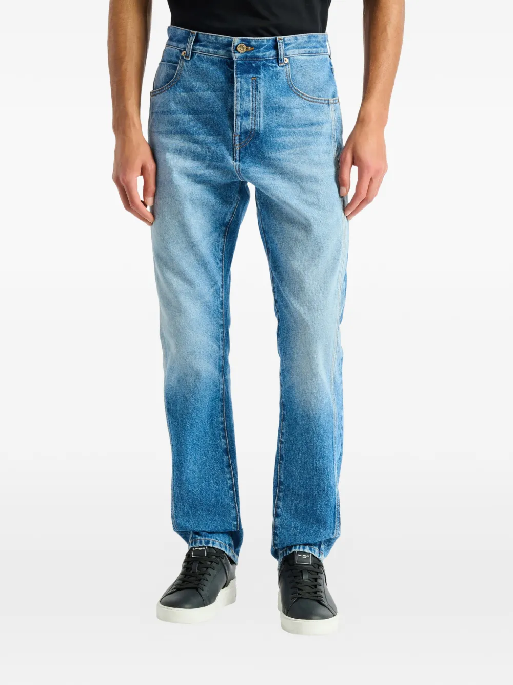 Balmain Straight jeans Blauw