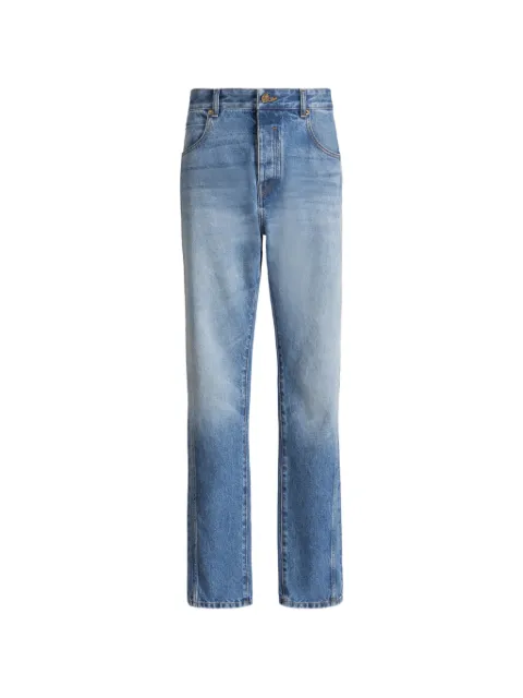 Balmain straight-leg blue denim jeans