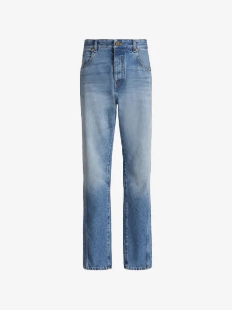 Balmain straight-leg blue denim jeans