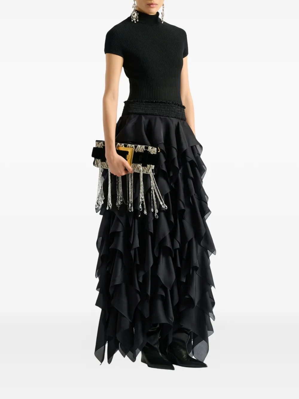 Balmain Lange rok Zwart