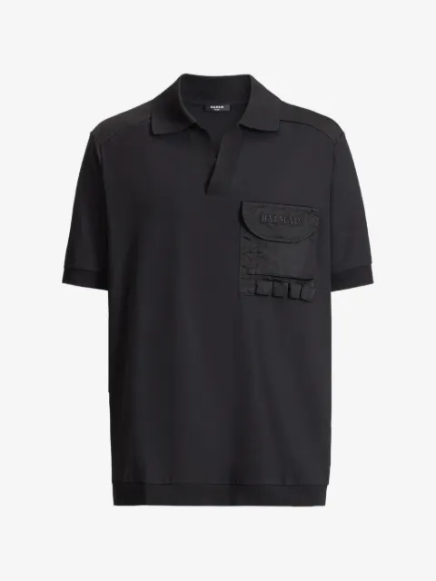 Balmain Balmain Vintage Utility Poloshirt
