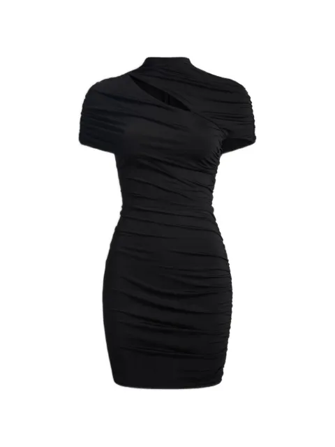 Balmain draped jersey bodycon dress