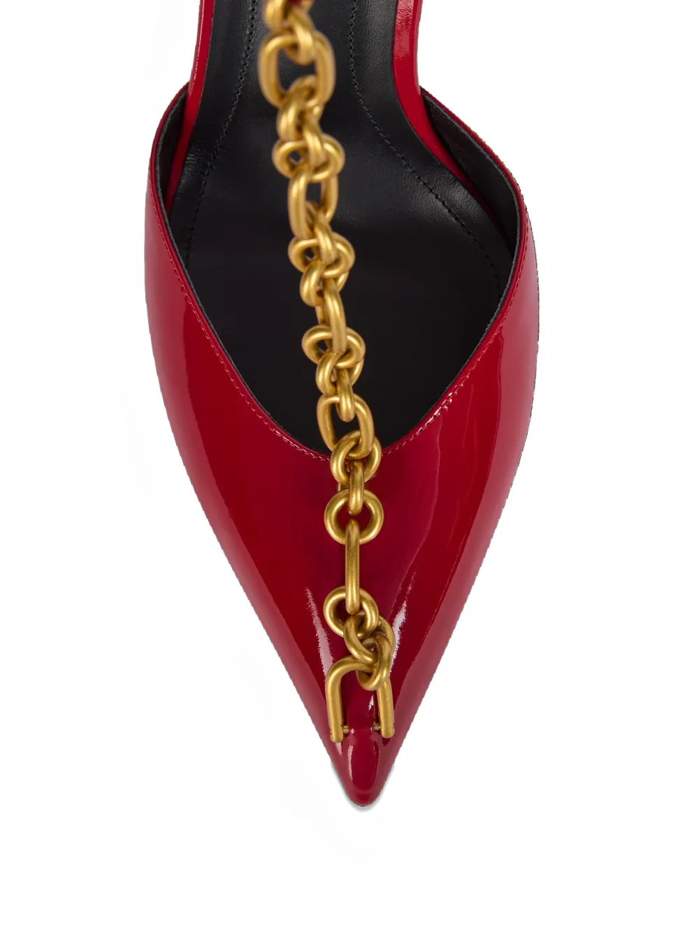 Balmain Sync lakleren stiletto pumps Rood