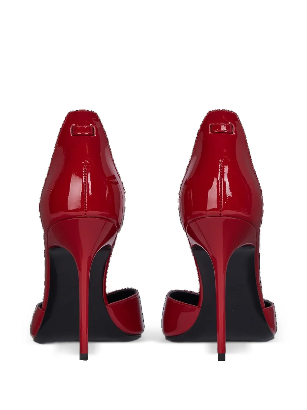 Balmain Sync lakleren stiletto pumps Rood
