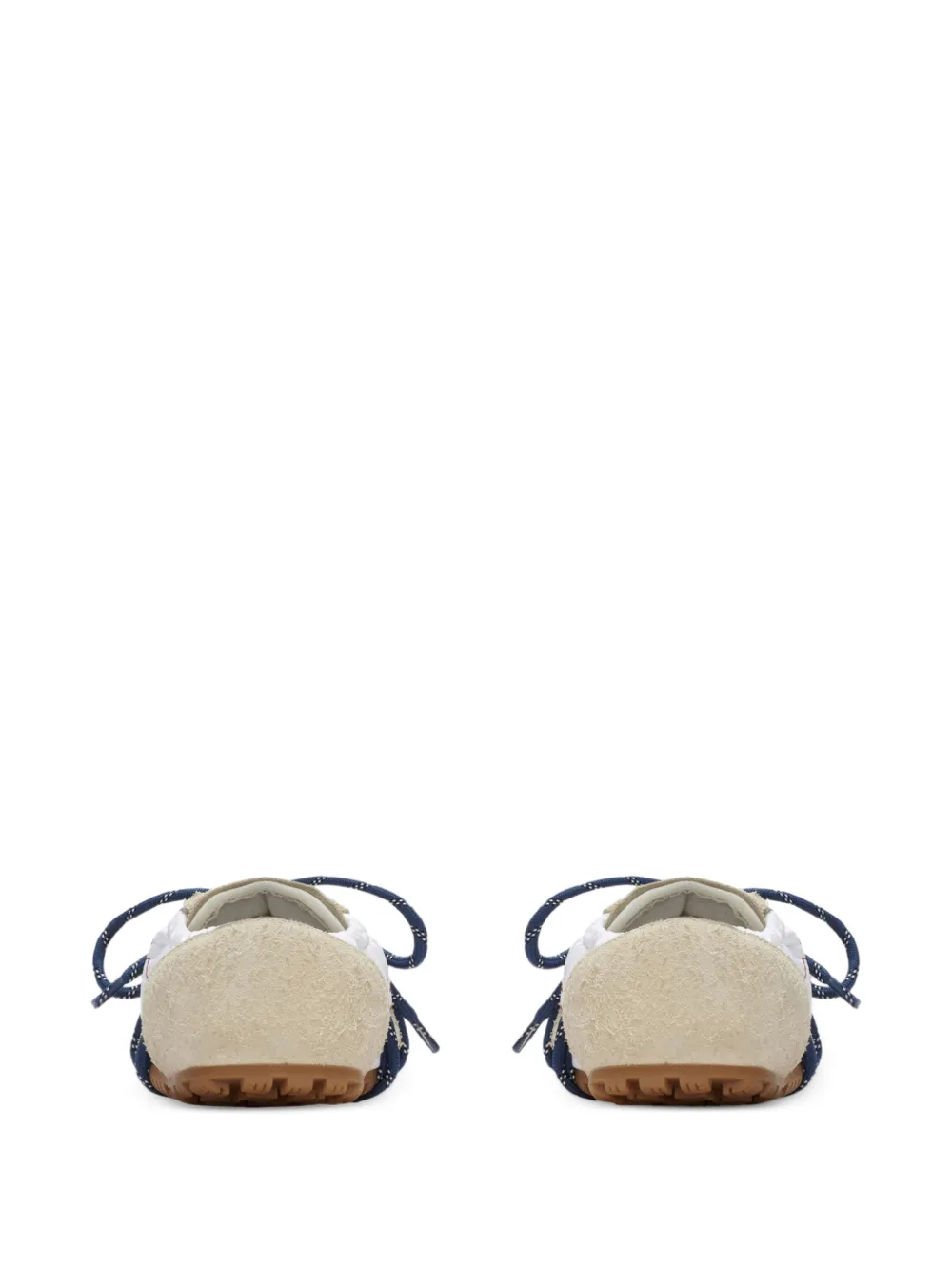 Balmain Racer 45 sneakers van nylon en suède Beige