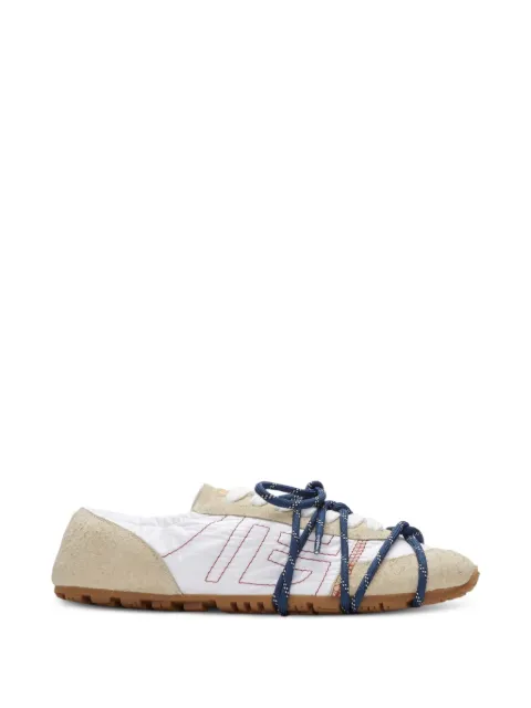 Balmain Racer 45 trainers in nylon and suede